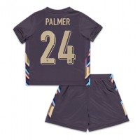 Maglia Calcio Inghilterra Cole Palmer #24 Seconda Divisa Bambino Europei 2024 Manica Corta (+ pantaloncini)